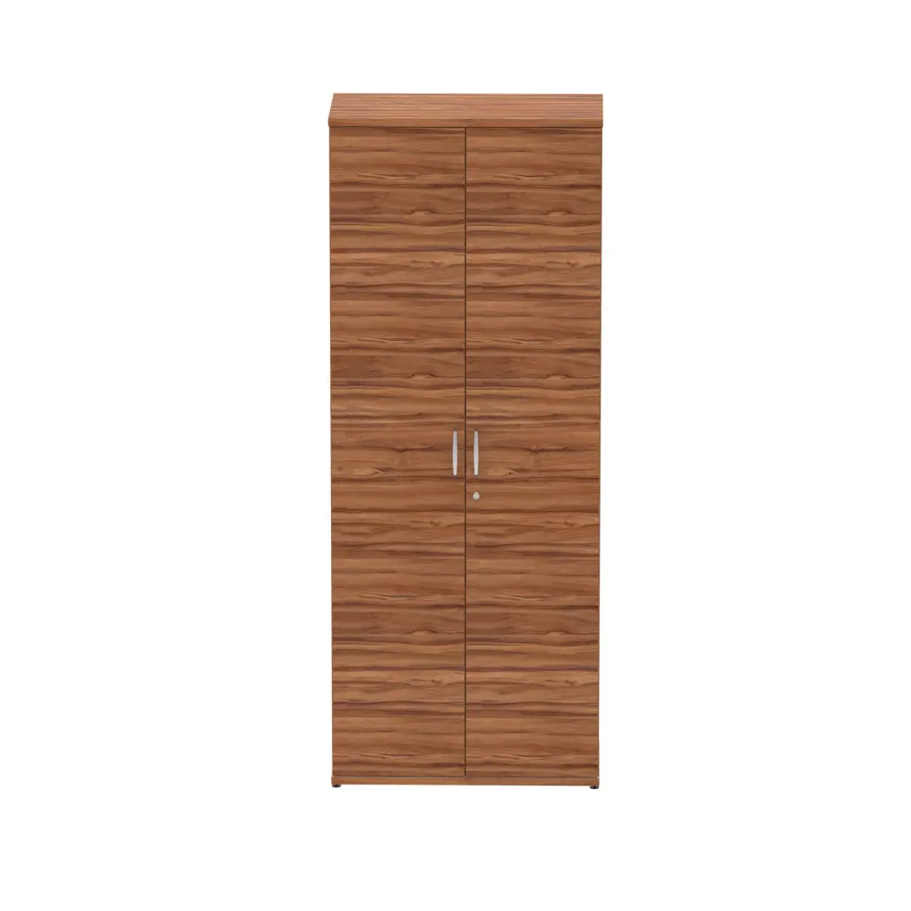 Dynamic Impulse W800 x D400 x H2000mm 4 Shelf Cupboard Walnut Finish - S00008