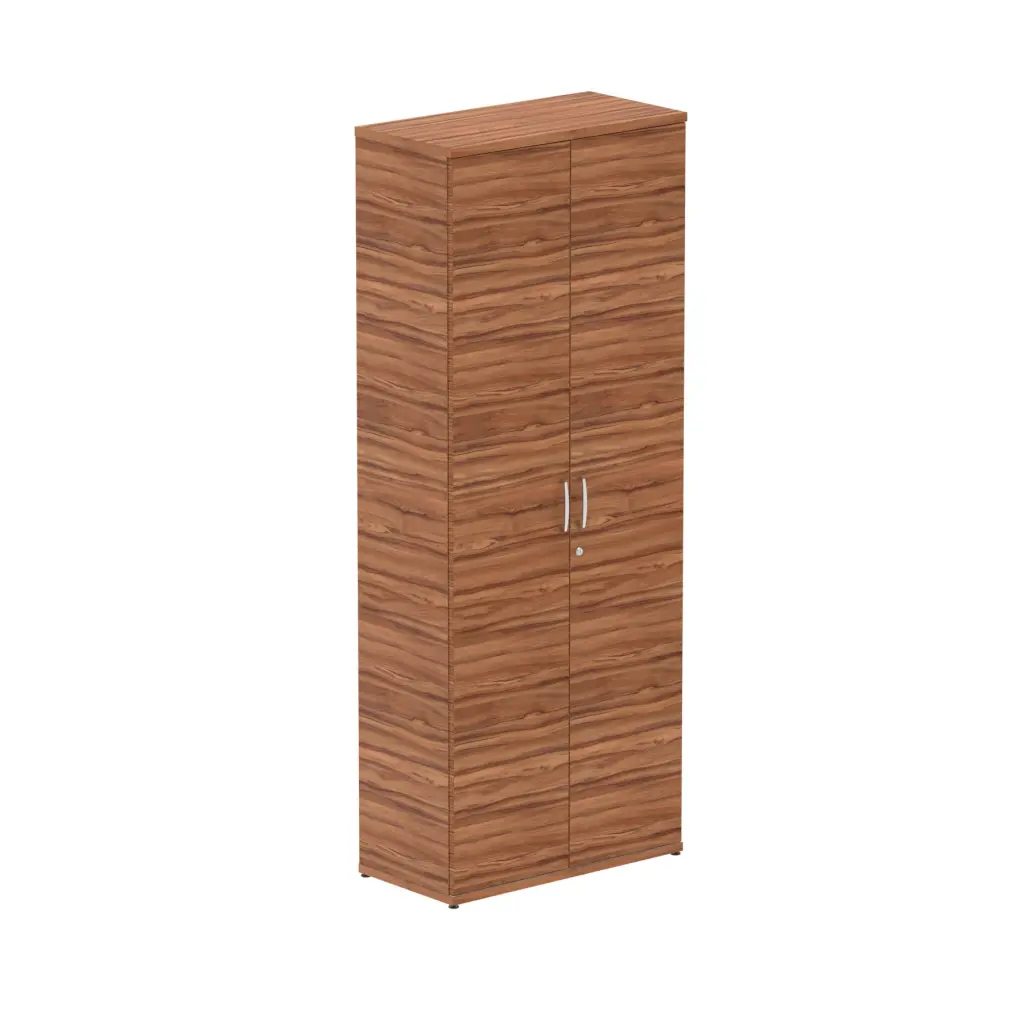 Dynamic Impulse W800 x D400 x H2000mm 4 Shelf Cupboard Walnut Finish - S00008