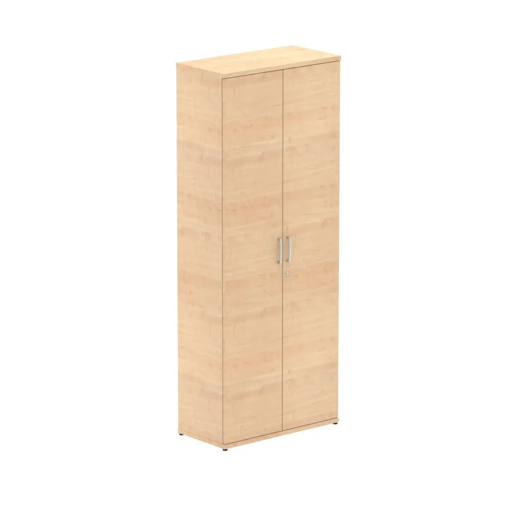 Dynamic Impulse W800 x D400 x H2000mm 4 Shelf Cupboard Maple Finish - S00016