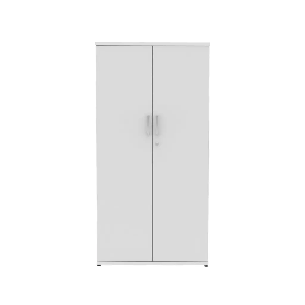 Dynamic Impulse W800 x D400 x H1600mm 3 Shelf Cupboard White Finish - S00011