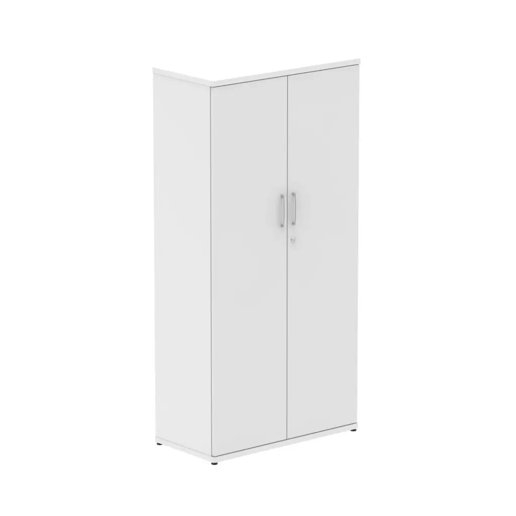 Dynamic Impulse W800 x D400 x H1600mm 3 Shelf Cupboard White Finish - S00011