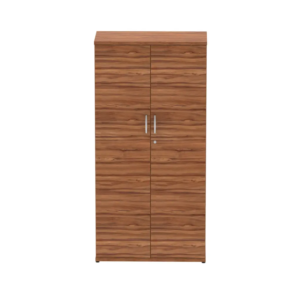 Dynamic Impulse W800 x D400 x H1600mm 3 Shelf Cupboard Walnut Finish - S00007