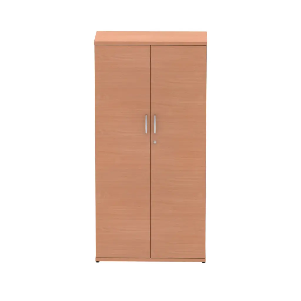 Dynamic Impulse W800 x D400 x H1600mm 3 Shelf Cupboard Beech Finish - S00003