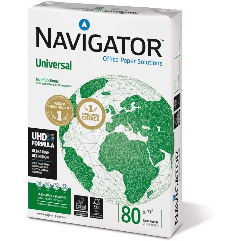 Navigator Universal White Paper A4 80gsm (Box 5 Reams) NAVA480