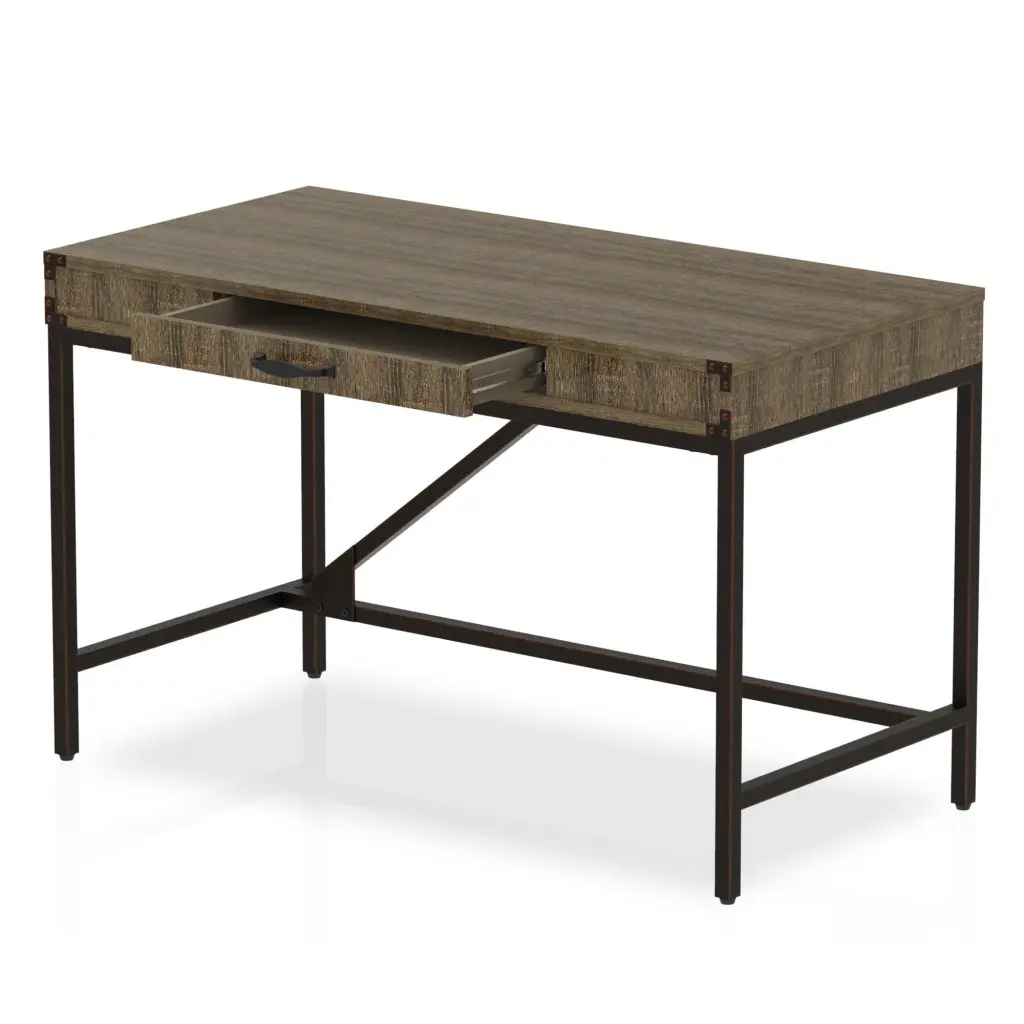 Dynamic Chester Boutique Office Desk Dark Grey Oak - HO00100