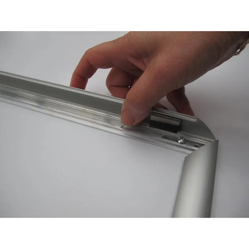 Seco A3 Brushed Aluminium Snap Frame Silver - AM8-A3