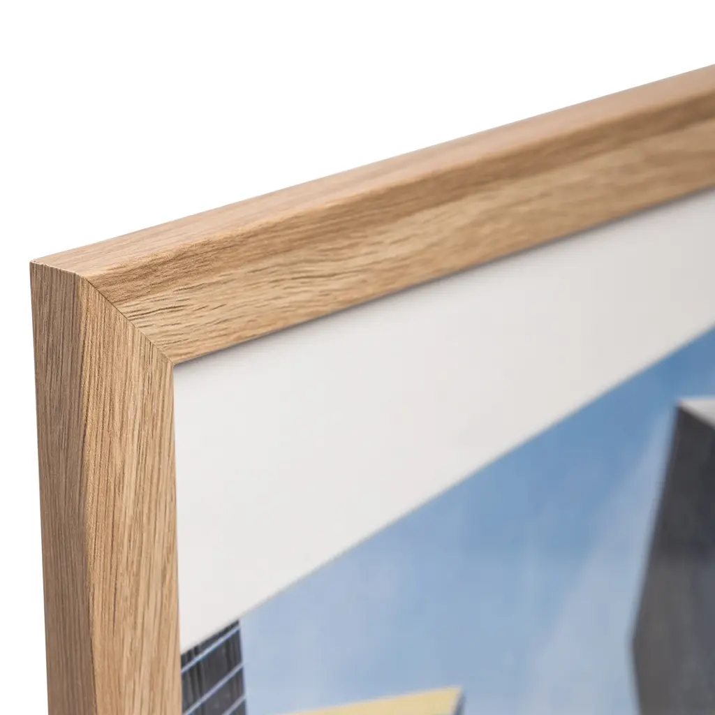 Sorbonne 2cm Wide MDF Paperwrap Certificate Frame A4 Oak Effect - SORA4NG