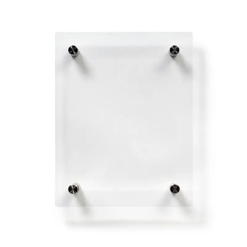 Deflecto A5 Wall Mounted Acrylic Poster Holder Literature Display Sign Holder Crystal Clear - AA5PH1