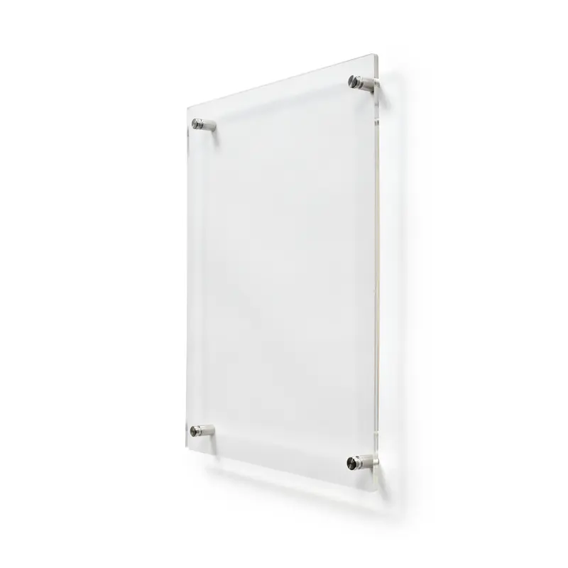 Deflecto A3 Wall Mounted Acrylic Poster Holder Literature Display Sign Holder Crystal Clear - AA3PH1