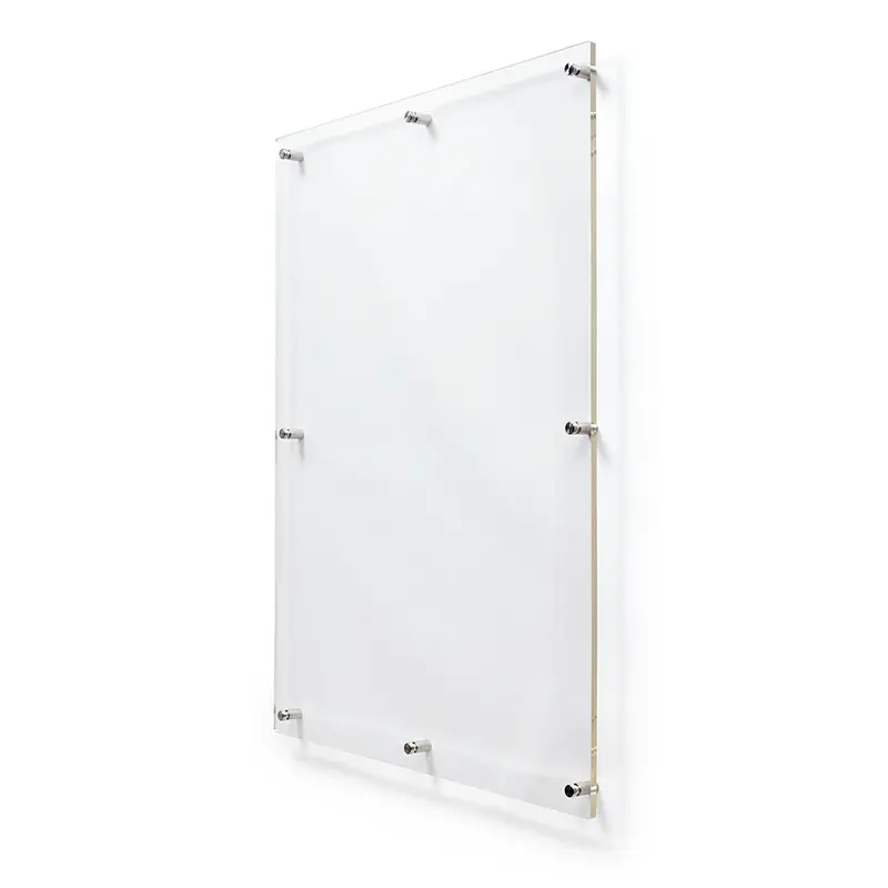 Deflecto A1 Wall Mounted Acrylic Poster Holder Literature Display Sign Holder Crystal Clear - AA1PH1