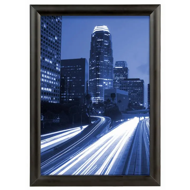 Seco A4 Snap Frame 25mm Satin Black Finish - BLACKA4