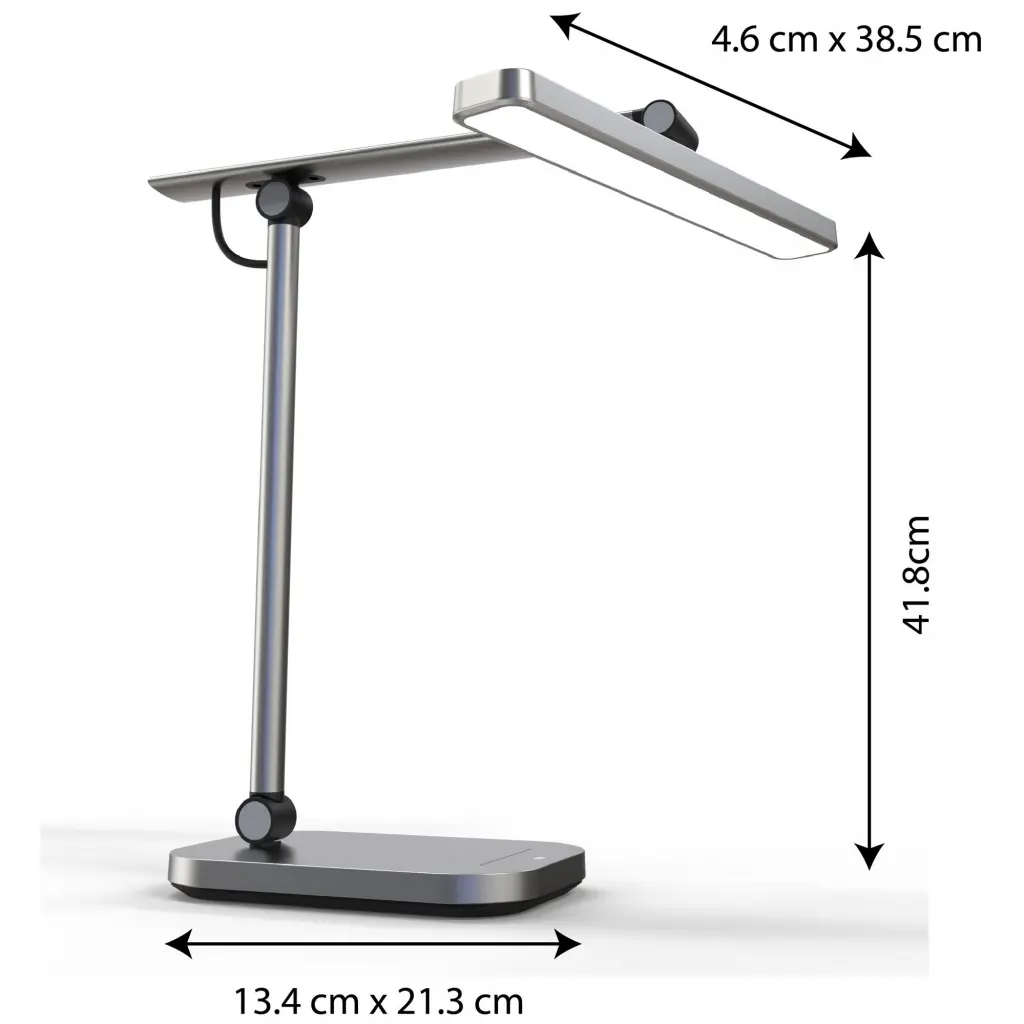 Unilux Pureline Ergonomic Desk Lamp Grey - 400184828