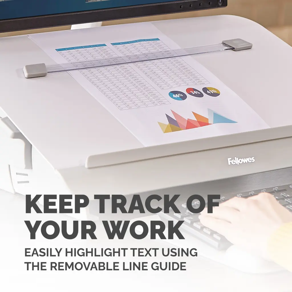 Fellowes Hana LT Writing Slope White 8065801