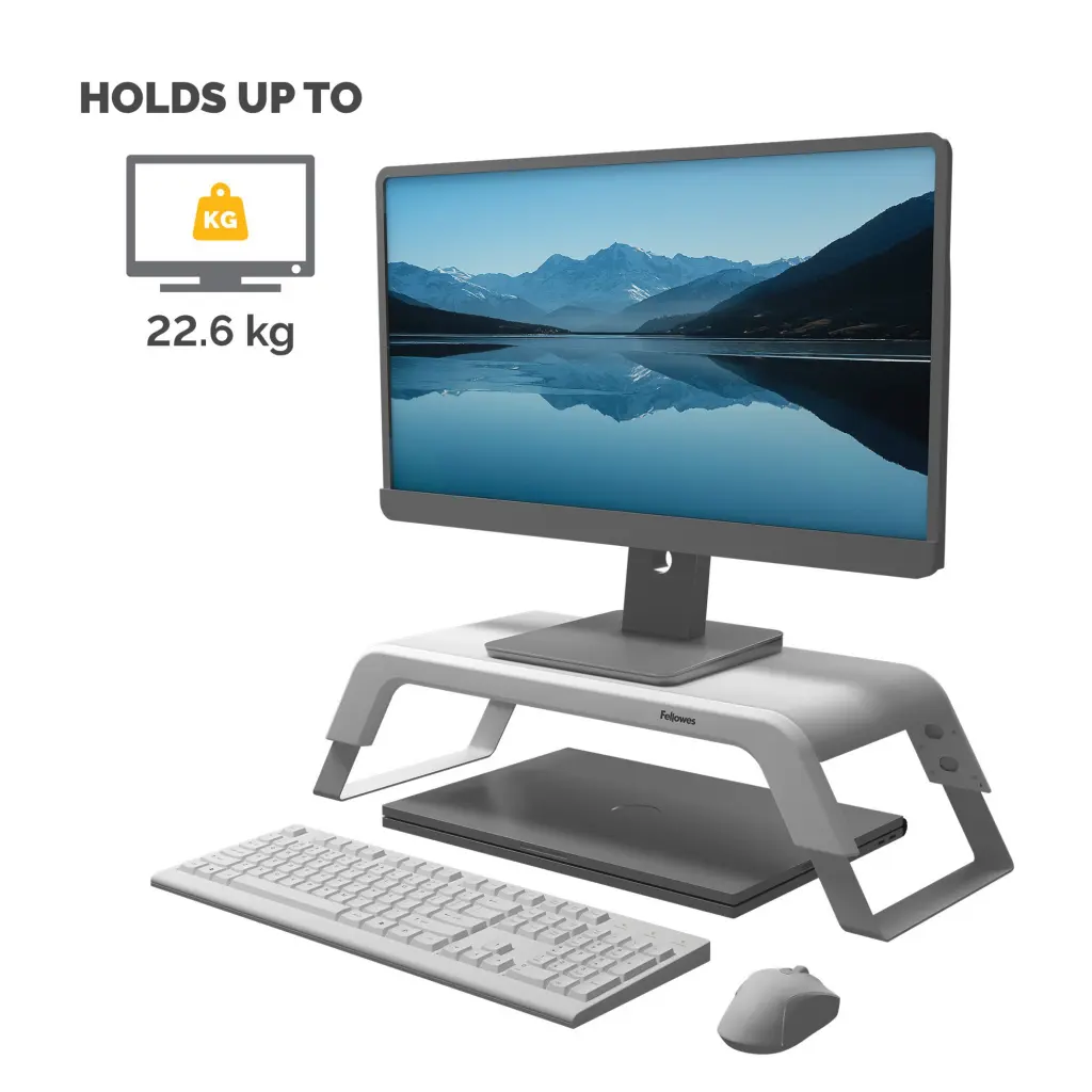 Fellowes Hana LT Monitor Stand White 100016997