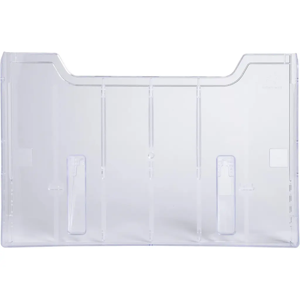 Exacompta Horizontal Wall Literature Holder 80 x 327 x 213mm Clear - 64158D