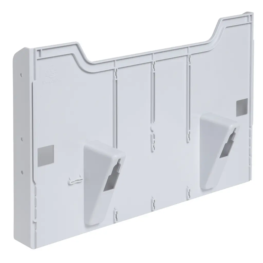 Exacompta Horizontal Wall Literature Holder 80 x 327 x 213mm Light Grey - 63140D