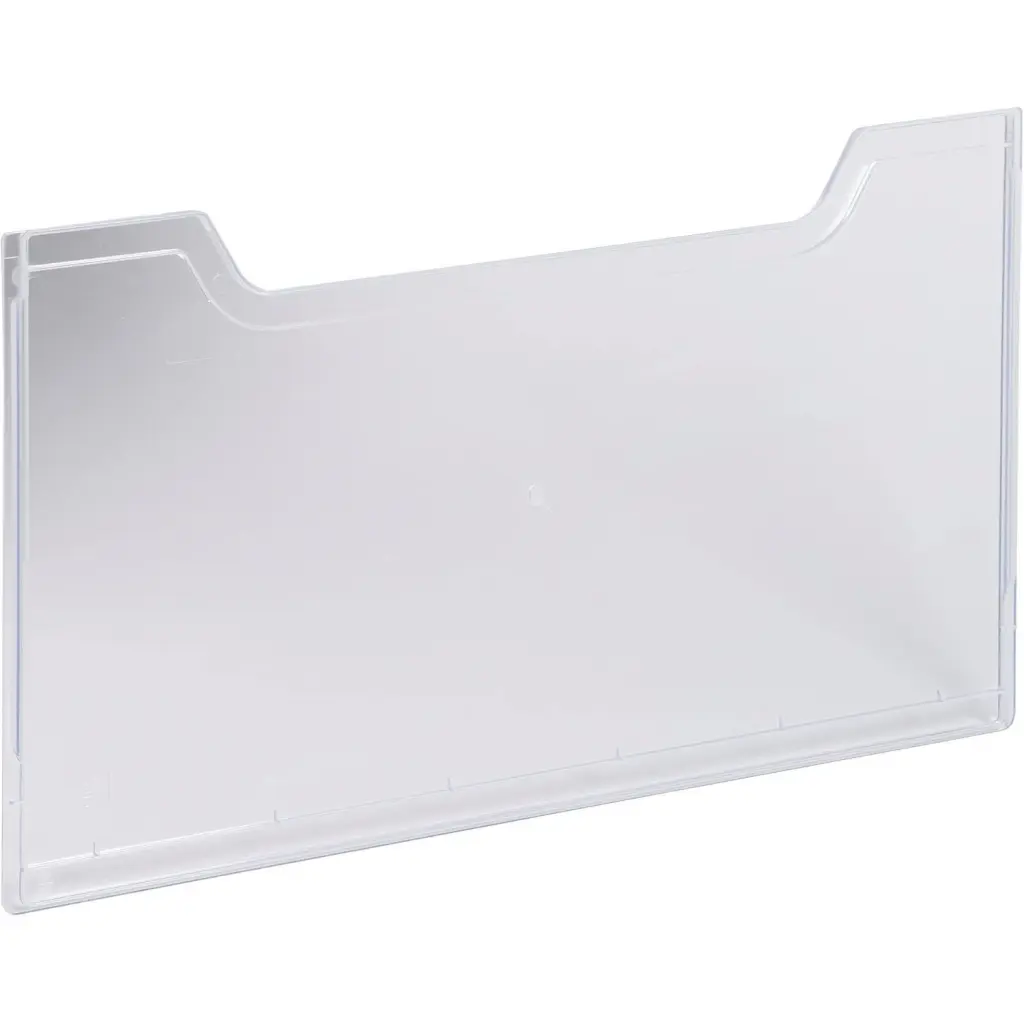 Exacompta Horizontal Literature Holder Cover 6 x 327 x 188mm Clear - 64058D