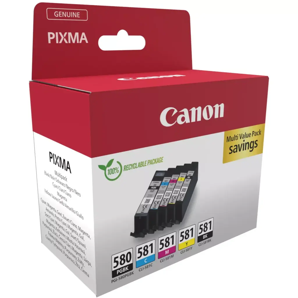 Canon PGI580/CLI581 PGBK/C/M/Y/BK MULTI 2078C007