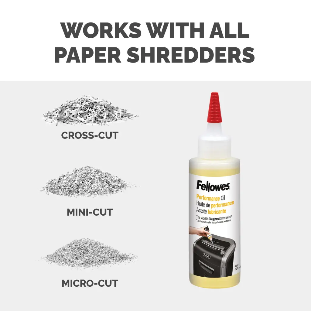 Fellowes Powershred Bottle Lubricant Shredder Oil 120ml - 3608501