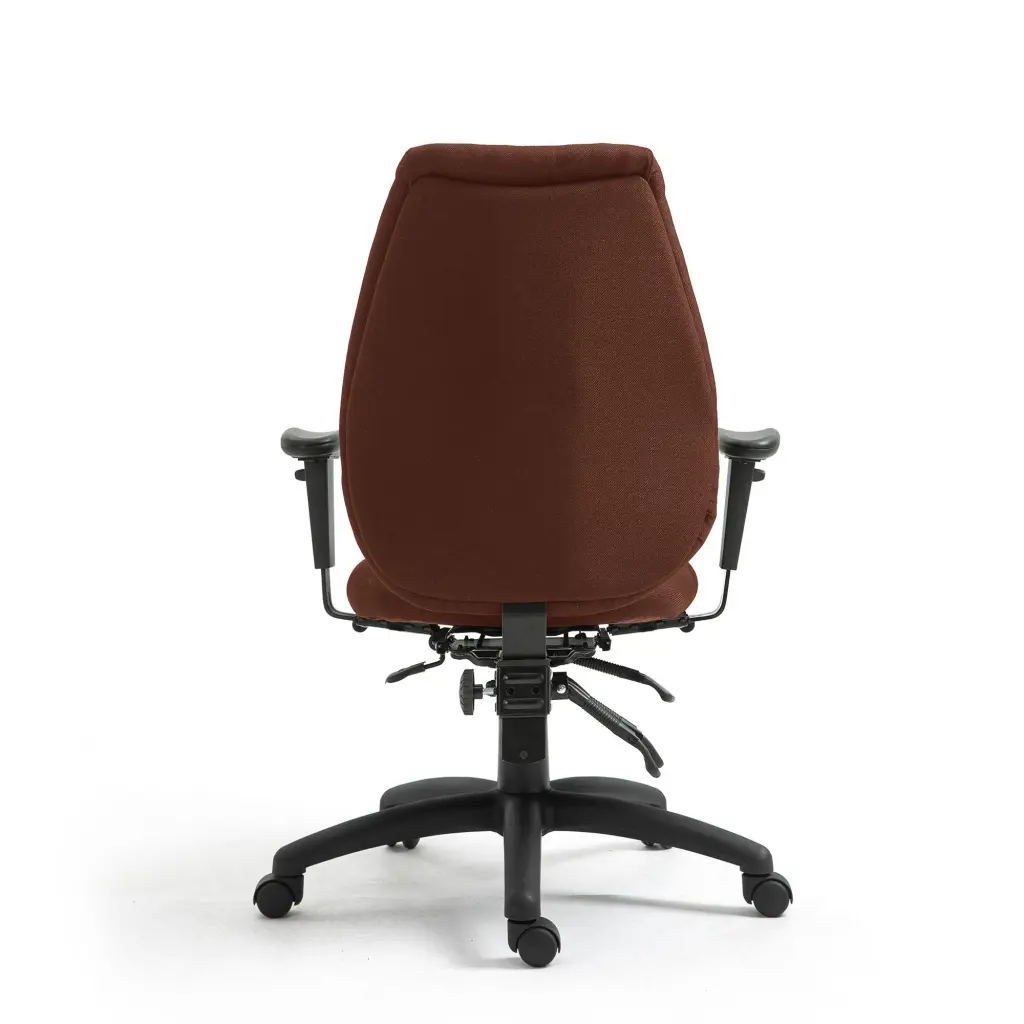 Nautilus Designs Thames Ergonomic High Back 24 Hour Multi-Functional Synchronous Operator Chair With Multi-Adjustable Arms Wine - DPA1431FBSY/AWN