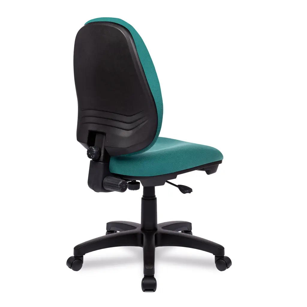 Nautilus Designs Java 100 Medium Back Single Lever Fabric Operator Office Chair Without Arms Green - BCF/I300/GN