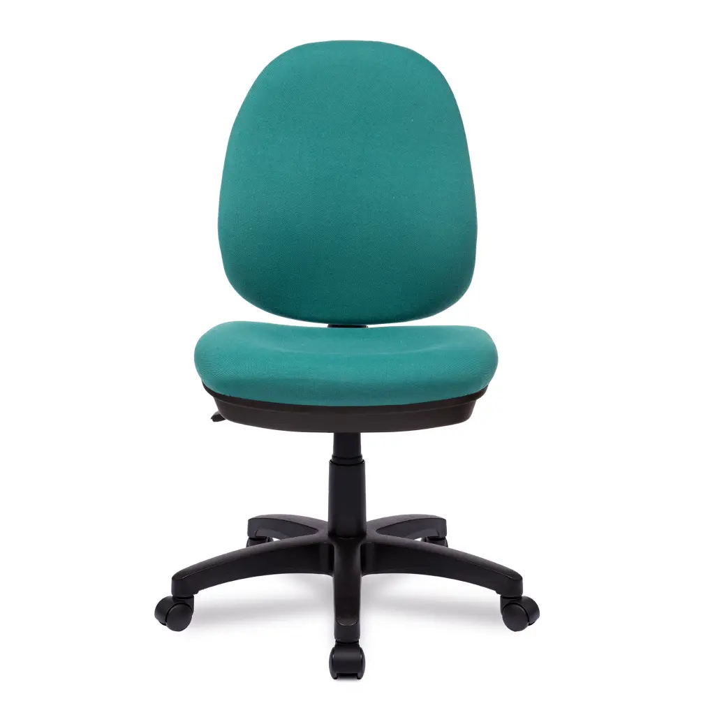 Nautilus Designs Java 100 Medium Back Single Lever Fabric Operator Office Chair Without Arms Green - BCF/I300/GN