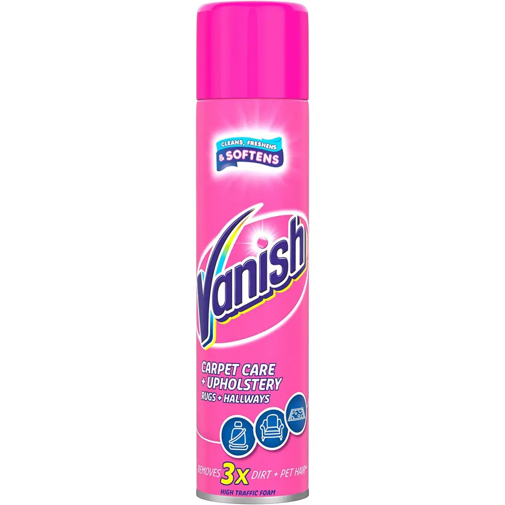 Vanish Carpet & Upholstery Foam Shampoo Cleaner 600 ml - 8039012