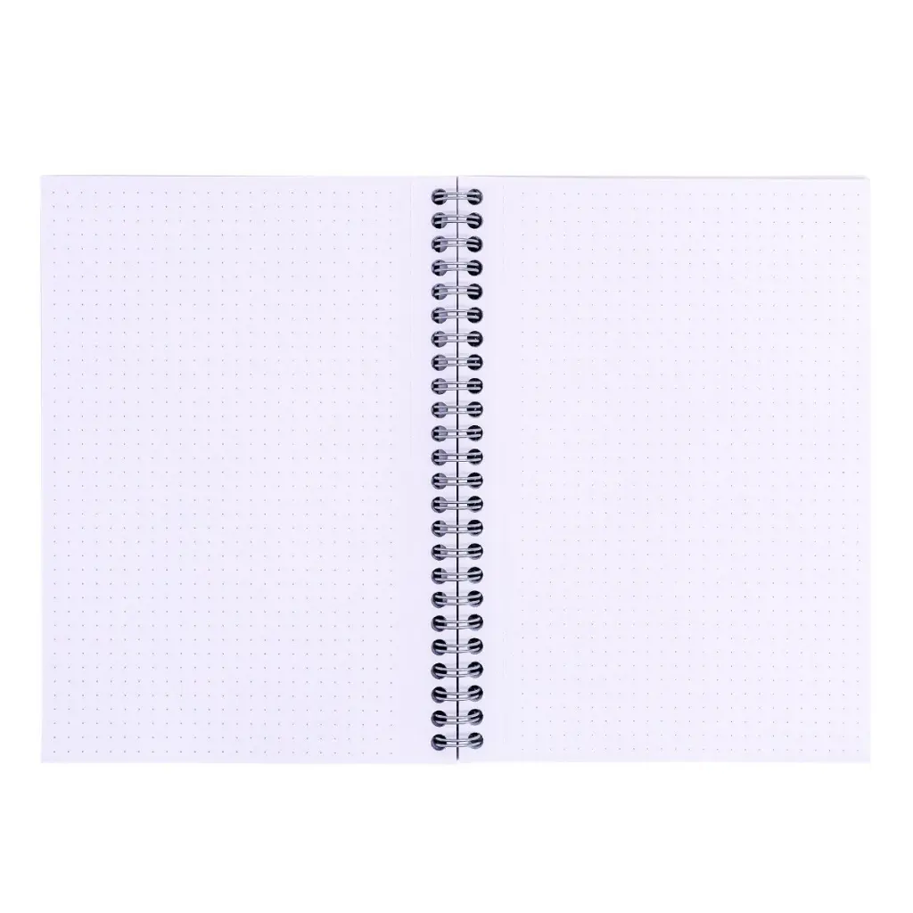 Pukka Pads Metallic Jotta Notepad Wirebound A5 5mm Dotted Grid 200 Perforated Pages Green (Pack 3) - JM021DOT