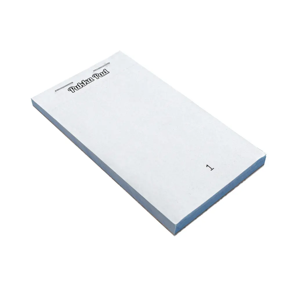 Pukka Pads Restaurant Pad NCR Duplicate Numbered Pages 76mm x 140mm White (Pack 5) - 7073-RES