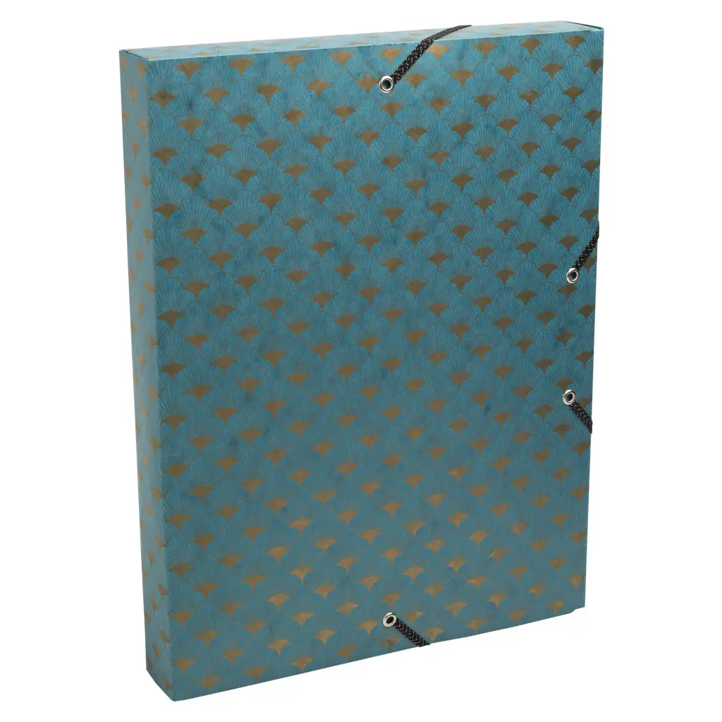 Exacompta Neo Deco Elasticated Box File A4 25mm Assorted Colours PK8 - 59350E