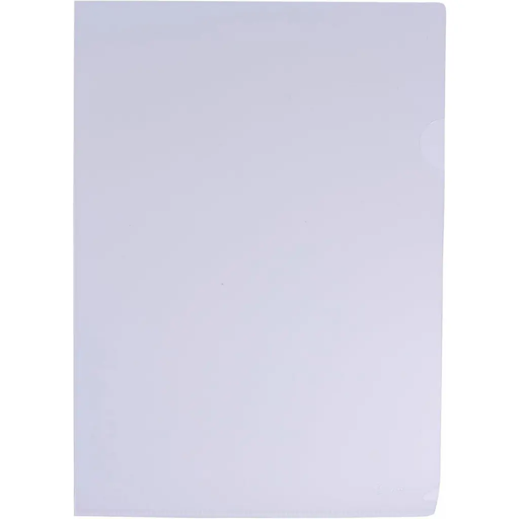 Exacompta Forever Recycled Polypropylene Cut Flush Folders A4 120 Micron PK100 - 58320E