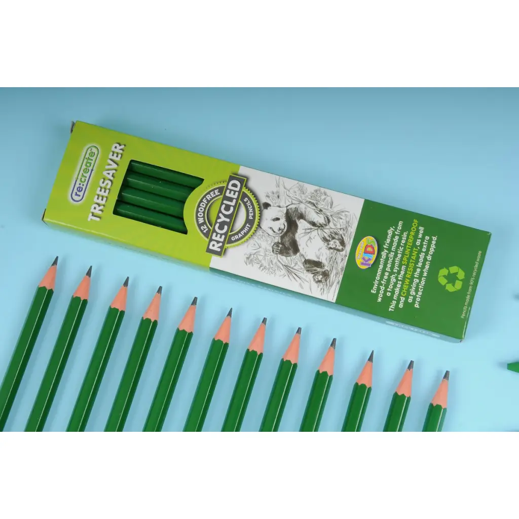 Re:create Treesaver Recycled HB Pencils (Box 12) - TREE12HB