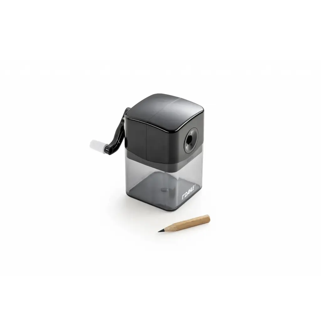 Dahle 144 Manual Desktop Pencil Sharpener 8mm Black / Clear - D14416862