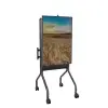 Chief LSCUB Voyager Manual Height Adjustable AV Cart for 50 to 75 Inch Displays