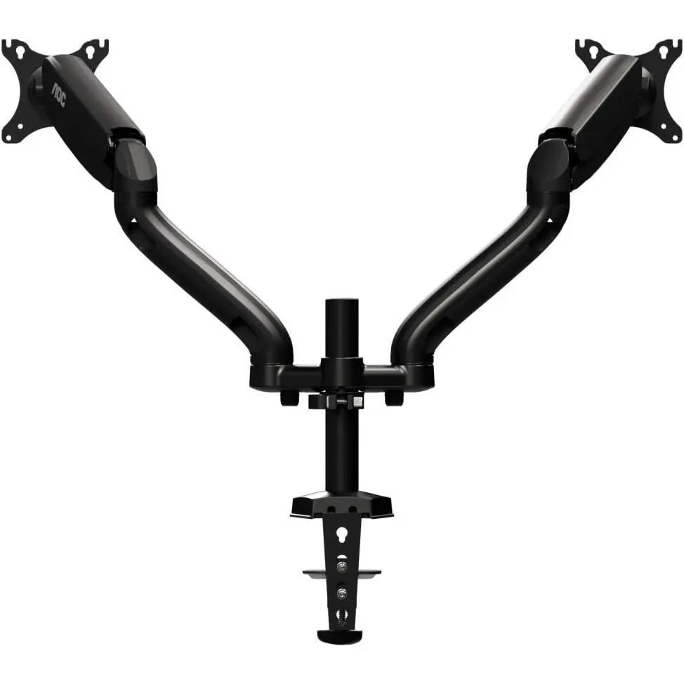 AOC AD110D0 Dual Monitor Mount with Adjustable Arms for 13 to 31.5 Inch Monitors