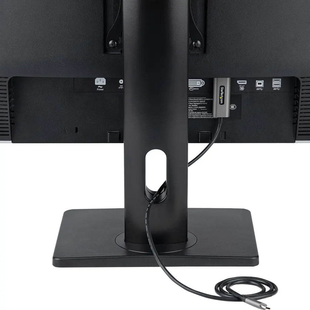 StarTech.com Free Standing Single Height Adjustable Monitor Mount for Displays up to 32 Inches