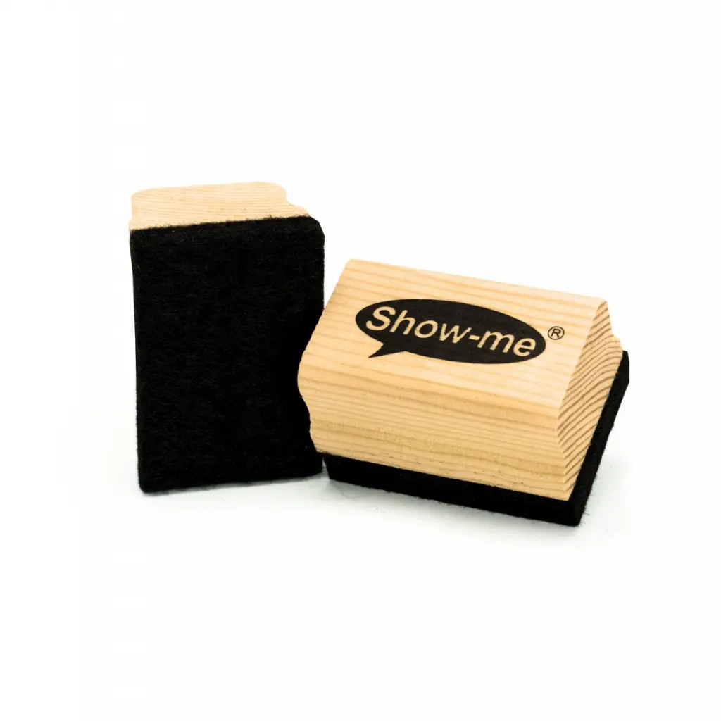 Show-me Mini Wooden Whiteboard Erasers PK30 - WME30