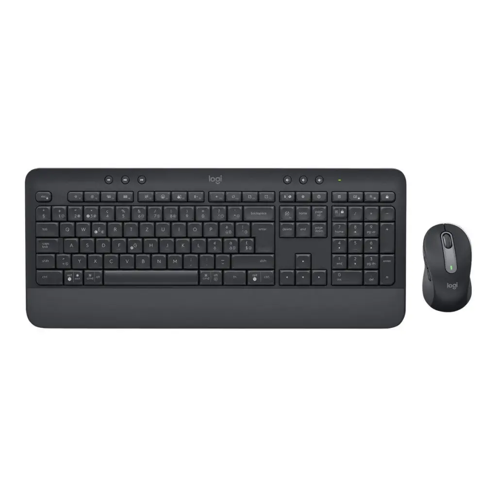 Logitech MK650 Signature for Business Wireless Bluetooth QWERTY UK Keyboard and 4000 DPI 5 Buttons Mouse