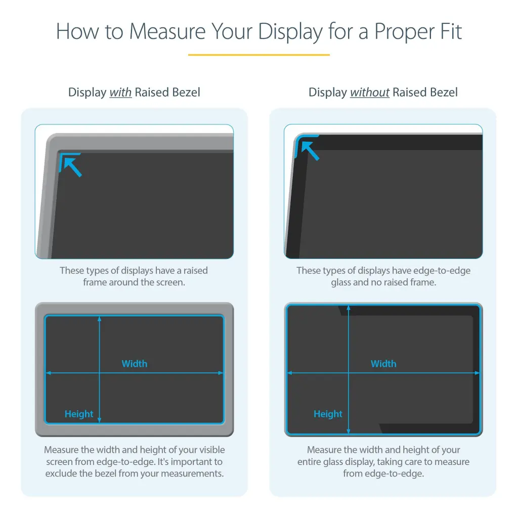 StarTech.com Monitor Privacy Screen for 23.8 Inch Displays