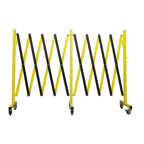 Slingsby Flexpro Steel/Aluminium Expanding Barricade (Up To 4.9m) Yellow/Black - 417038