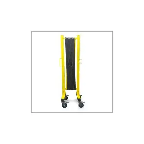 Slingsby Flexpro Steel/Aluminium Expanding Barricade (Up To 4.9m) Yellow/Black - 417038