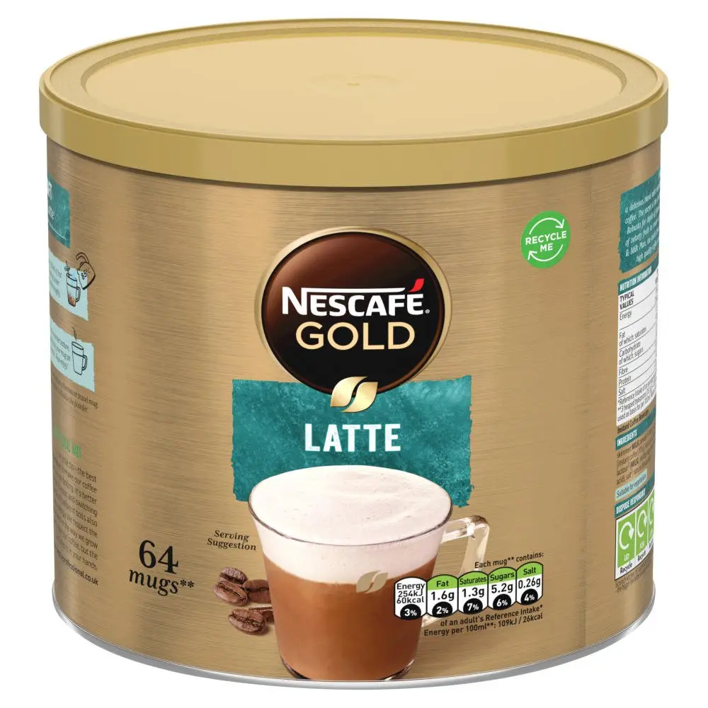 Nescafe Latte Instant Coffee 1Kg (Single Tin) - 12579710