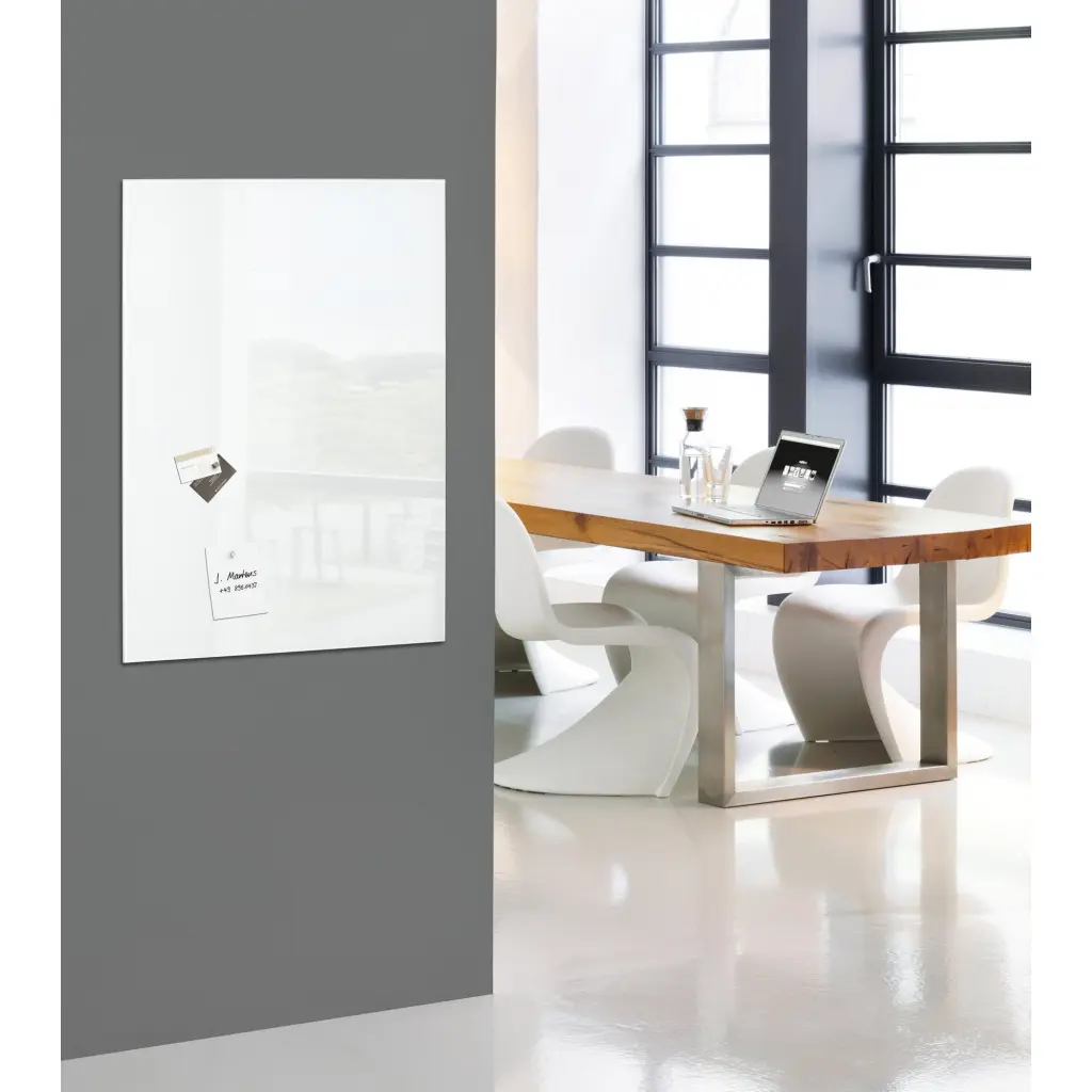 Sigel Artverum Magnetic Glass Board 1000x650mm Super White - GL141