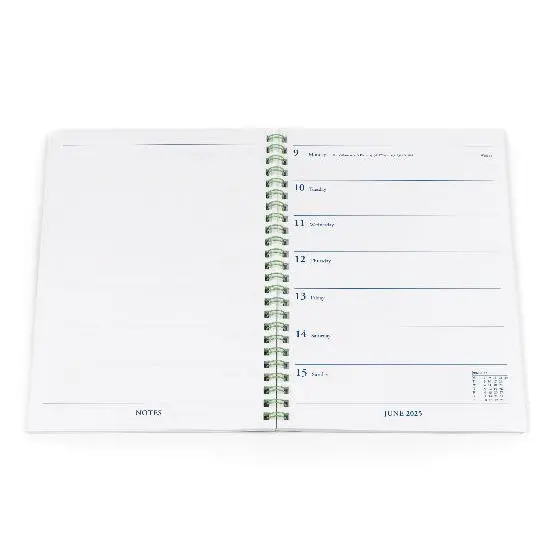 Collins Colplan 2025 A5 Weekly Notebook FSC Mix 70% Green 61-25 - 821364