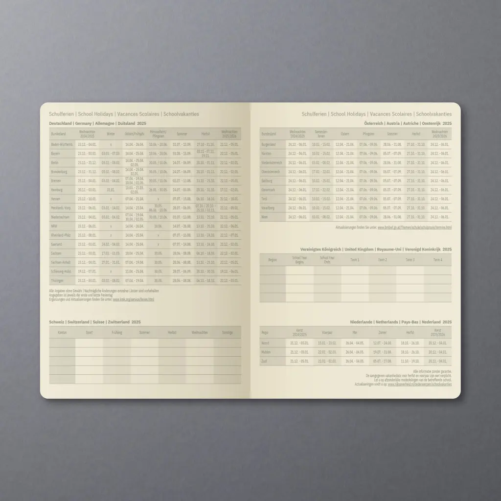 Conceptum Diary 2025 Approx A5 Week To View Hardcover Softwave Surface 148x213x30mm Black