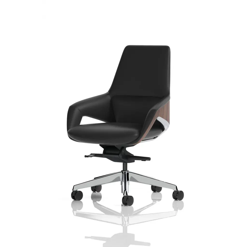 Dynamic Olive High Back Executive PU Vegan Leather Office Chair Black - EX000261