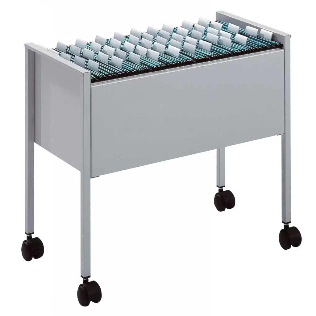 Durable Suspension File Trolley Cart Holds Up To 80 A4 Folders Grey - 309510 - 309510