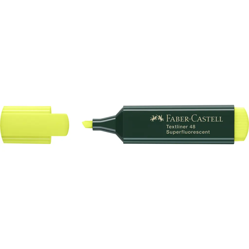 Faber-Castell Highlighter Textliner 48 Yellow (Pack 10) - 154807