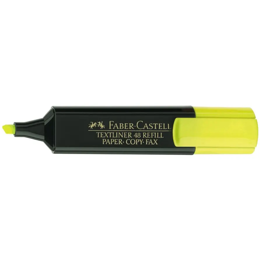 Faber-Castell Highlighter Textliner 48 Yellow (Pack 10) - 154807