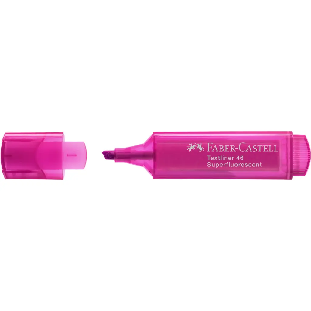 Faber-Castell Highlighter Textliner 46 Pink (Pack 10) - 154628